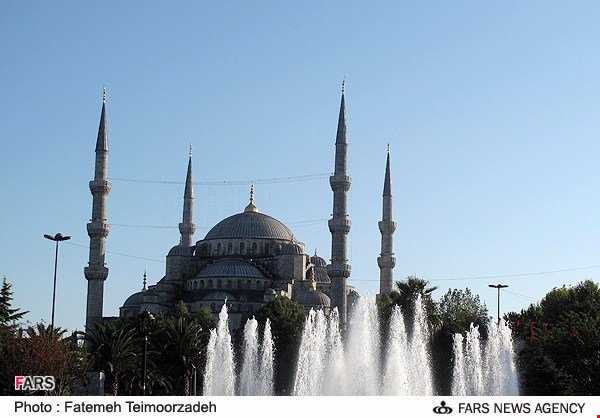 مسجد سلطان احمد معروف به مسجد آبی در ترکیه