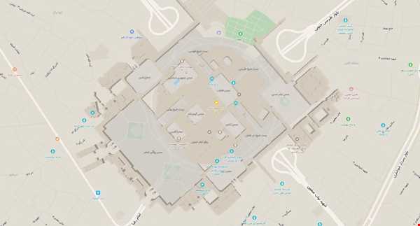 معرفی خیابان های اصلی در چهار جهت 