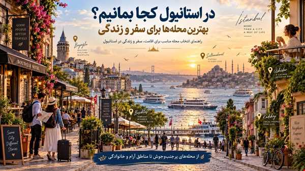 در استانبول کجا بمانیم؟ بهترین محل