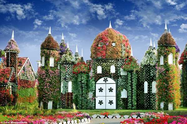 بزرگترین باغ گل جهان در دبی