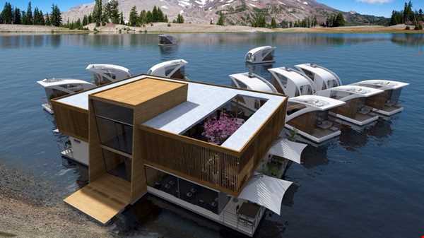 هتل شناور با قابلیت حرکت در دریا