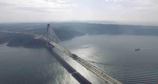 بزرگترین پل معلق جهان در استانبول