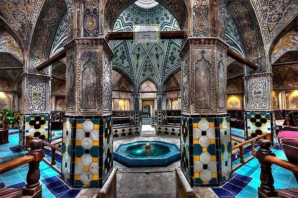 یکی از زیباترین حمام‌های ایران