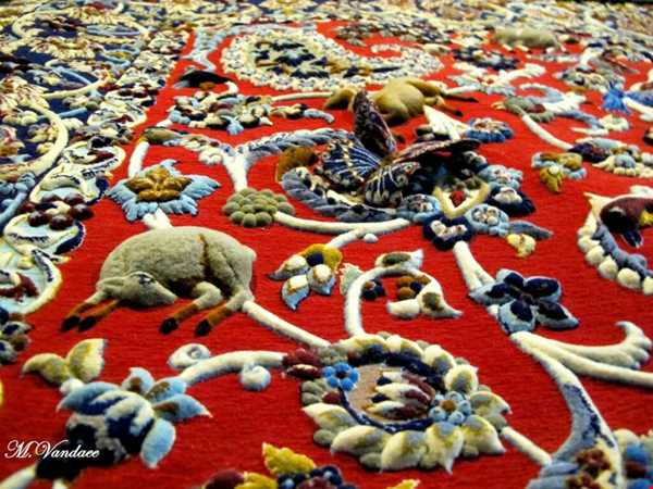 یکی از زیباترین قالی‌های ایرانی....