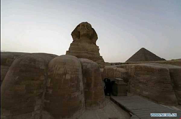 !##!ابوالهول!##! بزرگترین مجسمه مصر باستان