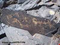 سنگ نگاره‌های کوه مهرگان ( سراوان )