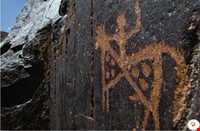 سنگ نگاره‌های کوه مهرگان ( سراوان )