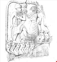 Anobanini bas-relief