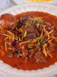 خورش خلال بادام