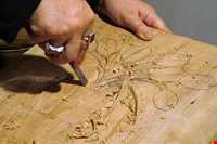 Wood carving