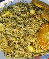 سیب پلو کرمانشاهی