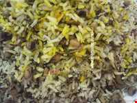 لوبیا پلو تبریزی