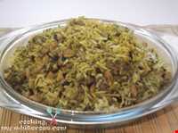 لوبیا پلو تبریزی