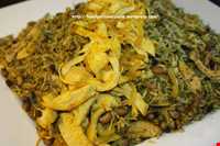 لوبیا پلو شیرازی ( شوید لوبیا )