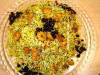 Meygoo Polo ( Rice with Shrimp )