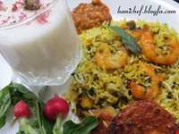 Meygoo Polo ( Rice with Shrimp )