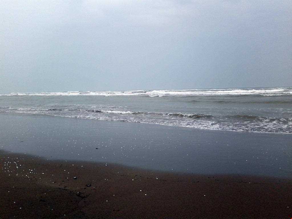 Haji Bakandeh beach and village