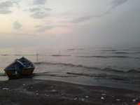 Haji Bakandeh beach and village