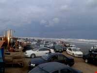 Haji Bakandeh beach and village