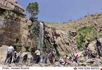 Ganjname waterfall