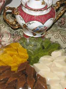 شیرینی لوز تبریز