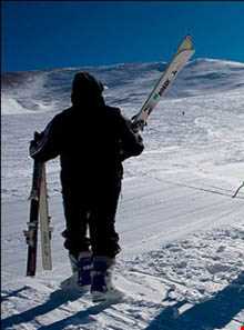 پیست اسکی تاریک دره