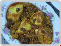 پیچاق قیمه ( قیمه پیچاق - خورش بادام اردبیلی )