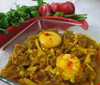 پیچاق قیمه ( قیمه پیچاق - خورش بادام اردبیلی )