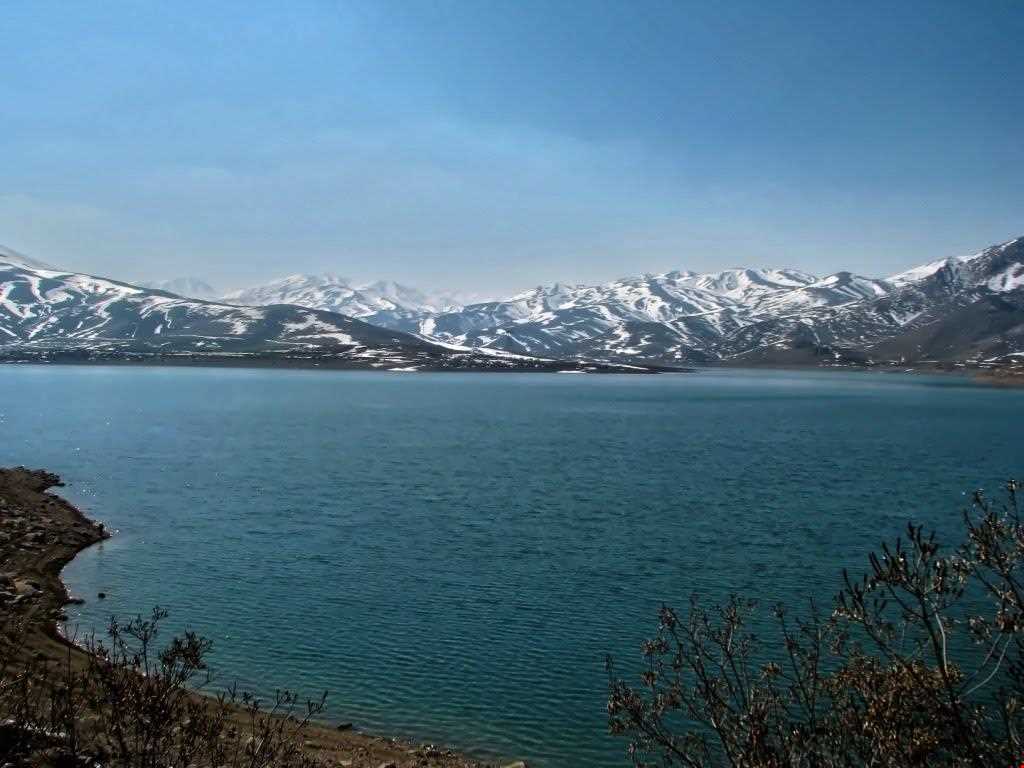 Lake of Mahabad Dam