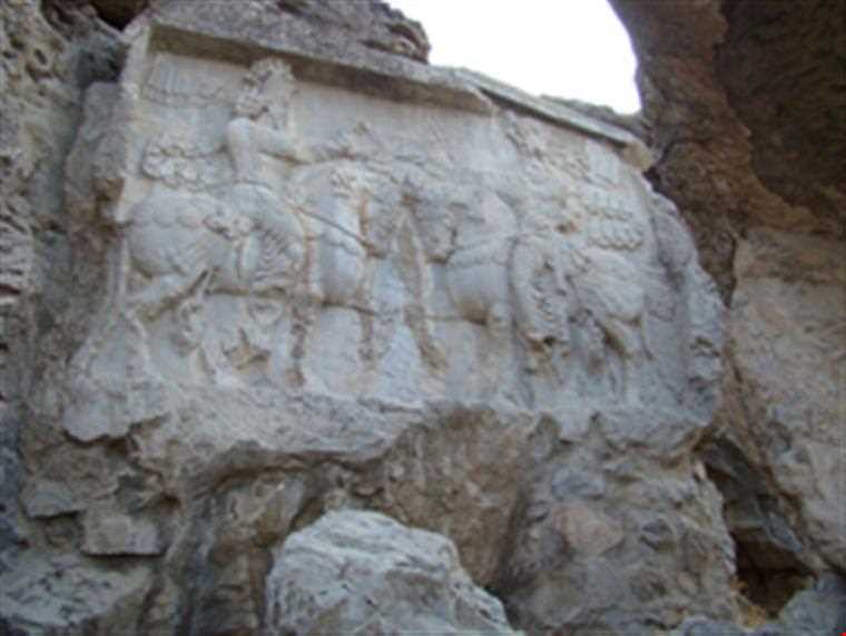 Baram delak pond and stone inscriptions