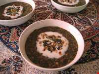 Pomegranate soup (Arak)