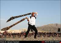 celebrating and shovel spinning ceremony