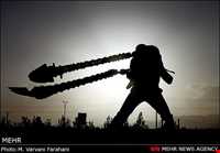 celebrating and shovel spinning ceremony