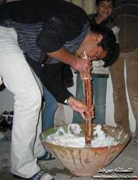 مراسم کف‌زنی در شب چله