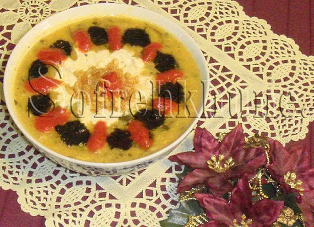 Kohlrabi Soup ( Ash-e Qonbid )