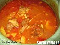 Kohlrabi Abgoosht  ( Abgoosht-e Kalam Qomri)