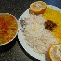 قیمه بوشهری با شکر پلو