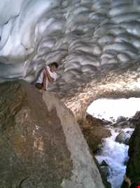 snowy tunnel of Azna