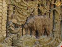 Monabat ( Marquetry - Wood carving )