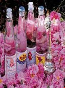 Rosewater and other extracted sap plants