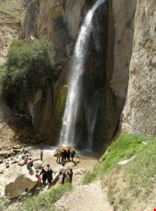 larijan shahandasht Waterfall