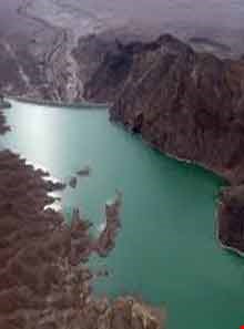 Shahcheraghi Dam Lake