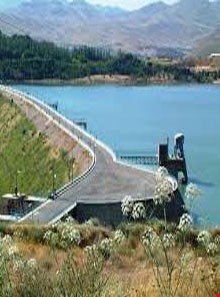 Lake of Mahabad Dam